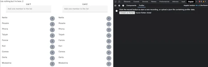 Profiler tab profiler tab
